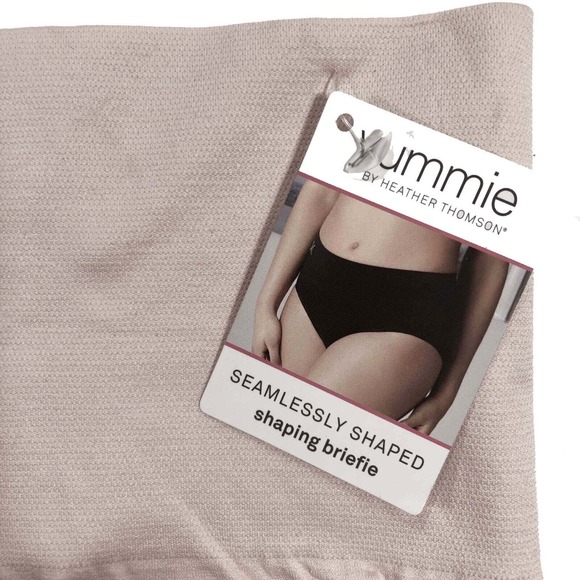 Yummie Nici Shaping Briefs Size L/XL Seamless Black Tummy Shaping Panty - Picture 7 of 10